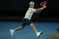 Diego Schwartzman at the ATP Cup